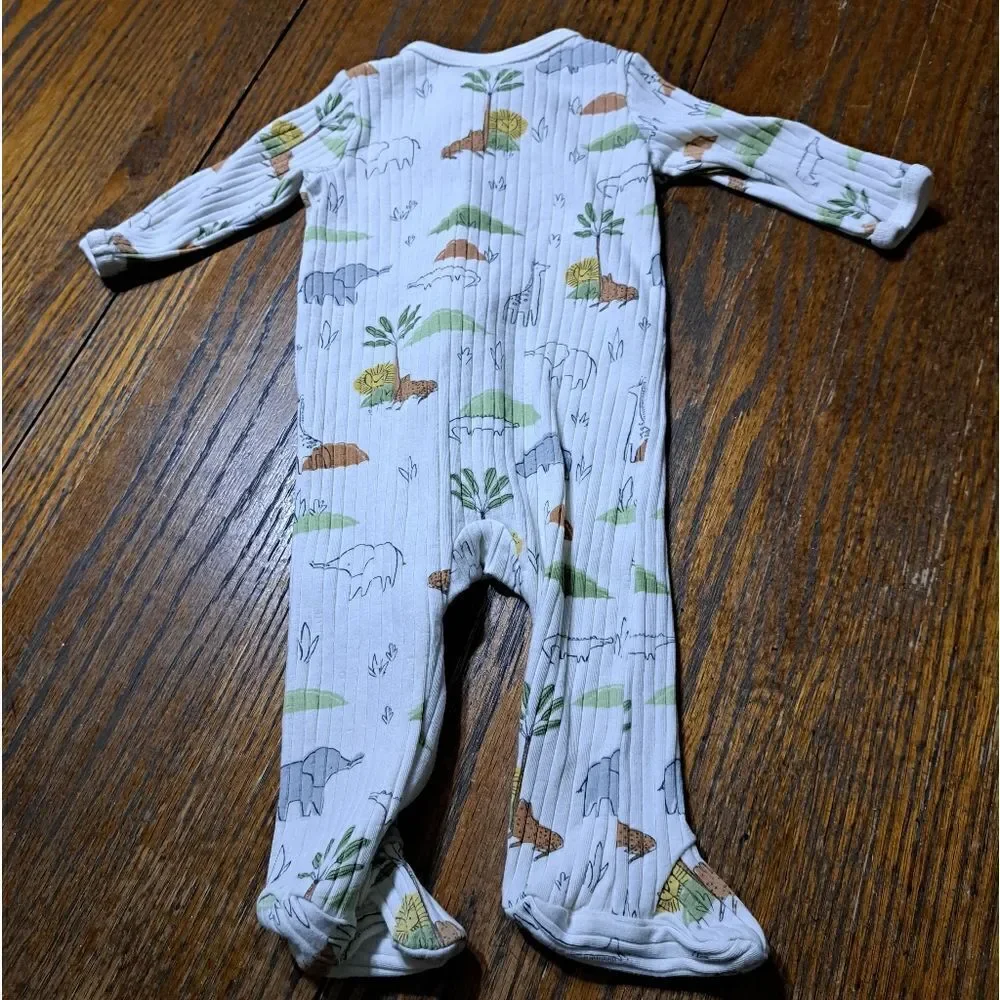 Infant Boys Long Sleeve Footed Sleep and Bear Hugs Long Sleeve Shirt Top